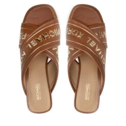 Mules / Sandales De Bain MICHAEL Michael Kors Gideon Mule 40T2GDMS1L Luggage 12 Mules / Sandales De Bain MICHAEL Michael Kors Gideon Mule 40T2GDMS1L Luggage -Chaussure Soldes Boutique mules sandales de bain michael michael kors gideon mule 40t2gdms1l luggage 4