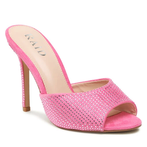 Mules / Sandales De Bain Raid Aamirah Pink Suede 3 Mules / Sandales De Bain Raid Aamirah Pink Suede
