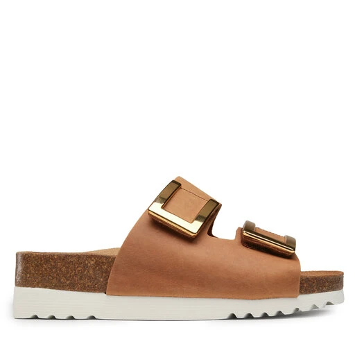 Mules / Sandales De Bain Scholl Monterey 2 Straps Ad Med MF30583 Cognac 1175 4 Mules / Sandales De Bain Scholl Monterey 2 Straps Ad Med MF30583 Cognac 1175 – Image 2