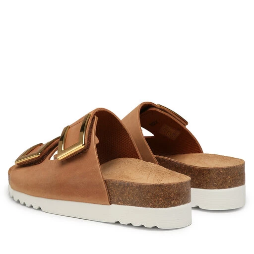 Mules / Sandales De Bain Scholl Monterey 2 Straps Ad Med MF30583 Cognac 1175 5 Mules / Sandales De Bain Scholl Monterey 2 Straps Ad Med MF30583 Cognac 1175 – Image 3