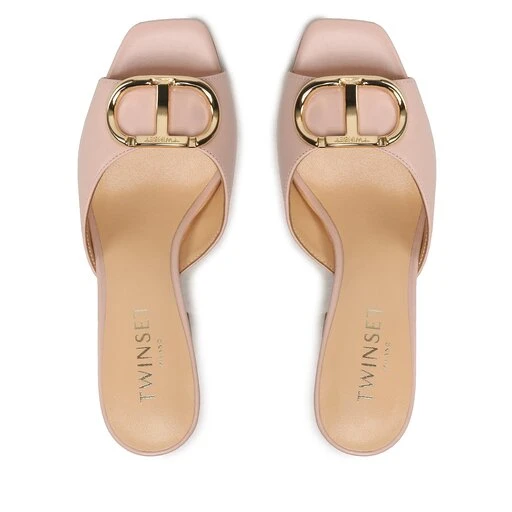 Mules / Sandales De Bain TWINSET 231TCP126 Pink Mousse 03895 7 Mules / Sandales De Bain TWINSET 231TCP126 Pink Mousse 03895 – Image 5