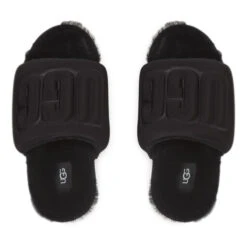 Mules / Sandales De Bain Ugg W Maxi Graphic Slide 1131992 Blk -Chaussure Soldes Boutique mules sandales de bain ugg w maxi graphic slide 1131992 blk 4