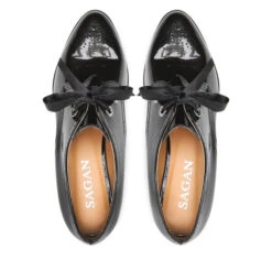 Richelieus & Derbies Sagan 4626 Czarny Lakier -Chaussure Soldes Boutique richelieus derbies sagan 4626 czarny lakier 4