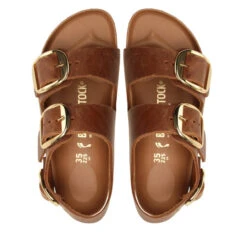 Sandales Birkenstock Milano 1024067 Cognac -Chaussure Soldes Boutique sandales birkenstock milano 1024067 cognac 4