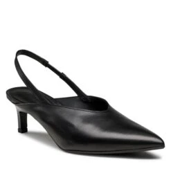 Sandales Calvin Klein Geo Stil Slingback Pump 50 HW0HW01345 Ck Black BEH