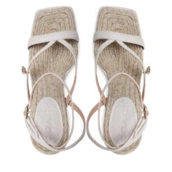 Sandales Coach Kaia Leather CA557 Chalk -Chaussure Soldes Boutique sandales coach kaia leather ca557 chalk 4