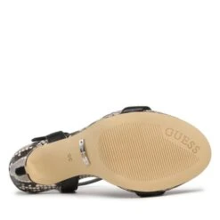 Sandales Guess Facy FL6FAC LEA03 BLACK -Chaussure Soldes Boutique sandales guess facy fl6fac lea03 black 3