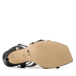 Sandales Guess Syivia FL5SYV LEA03 BLACK -Chaussure Soldes Boutique sandales guess syivia fl5syv lea03 black 3