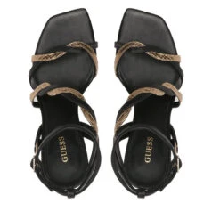 Sandales Guess Syivia FL5SYV LEA03 BLACK -Chaussure Soldes Boutique sandales guess syivia fl5syv lea03 black 4