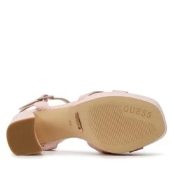 Sandales Guess Zelina FL6ZLI PEL03 Blush -Chaussure Soldes Boutique sandales guess zelina fl6zli pel03 blush 3