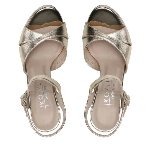 Sandales Kotyl 2595 Złoty Lustro 7 Sandales Kotyl 2595 Złoty Lustro – Image 5