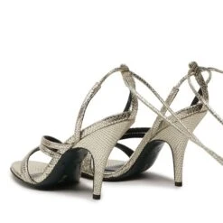 Sandales Patrizia Pepe 8X0431/L007-Y346 Platinum -Chaussure Soldes Boutique sandales patrizia pepe 8x0431 l007 y346 platinum 2