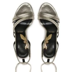 Sandales Patrizia Pepe 8X0431/L007-Y346 Platinum -Chaussure Soldes Boutique sandales patrizia pepe 8x0431 l007 y346 platinum 4