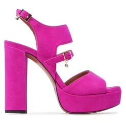 Sandales R.Polański 1634 Fuksja Zamsz 8 Sandales R.Polański 1634 Fuksja Zamsz -Chaussure Soldes Boutique sandales r polanski 1634 fuksja zamsz 1