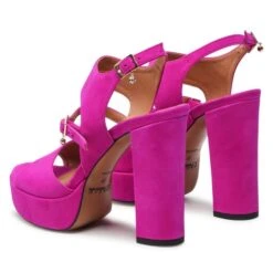 Sandales R.Polański 1634 Fuksja Zamsz 9 Sandales R.Polański 1634 Fuksja Zamsz -Chaussure Soldes Boutique sandales r polanski 1634 fuksja zamsz 2