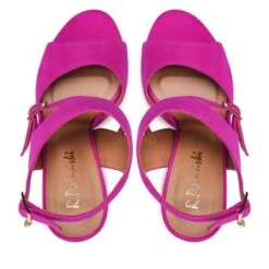 Sandales R.Polański 1634 Fuksja Zamsz 11 Sandales R.Polański 1634 Fuksja Zamsz -Chaussure Soldes Boutique sandales r polanski 1634 fuksja zamsz 4