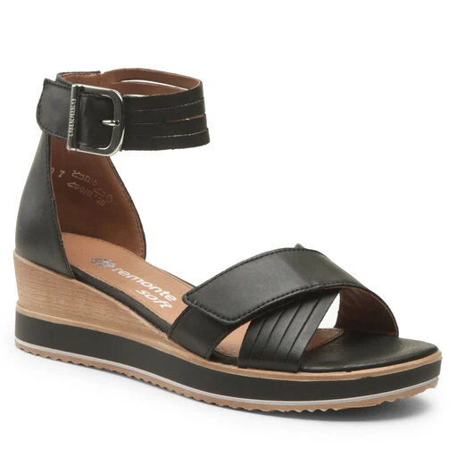 Sandales Remonte D6458-00 Schwarz 3 Sandales Remonte D6458-00 Schwarz