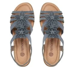 Sandales Remonte R3663-14 Blau -Chaussure Soldes Boutique sandales remonte r3663 14 blau 4