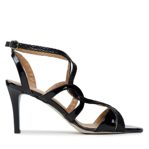 Sandales Sagan 4902 Czarny Lakier 901 4 Sandales Sagan 4902 Czarny Lakier 901 – Image 2