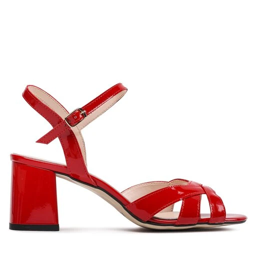 Sandales Sagan 4935 Czerwony Lakier 931 4 Sandales Sagan 4935 Czerwony Lakier 931 – Image 2