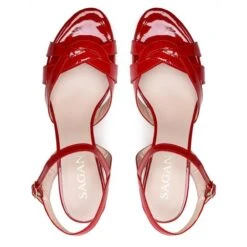 Sandales Sagan 4935 Czerwony Lakier 931 11 Sandales Sagan 4935 Czerwony Lakier 931 -Chaussure Soldes Boutique sandales sagan 4935 czerwony lakier 931 4