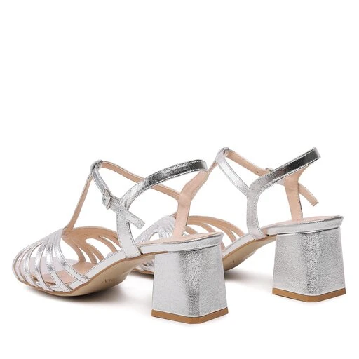 Sandales Sagan 4945 Srebrny Lico 101 5 Sandales Sagan 4945 Srebrny Lico 101 – Image 3