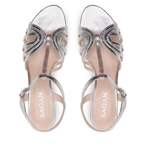 Sandales Sagan 4945 Srebrny Lico 101 7 Sandales Sagan 4945 Srebrny Lico 101 – Image 5