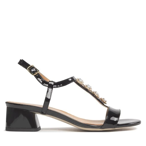 Sandales Sagan 4959 Czarny Lakier 901 4 Sandales Sagan 4959 Czarny Lakier 901 – Image 2