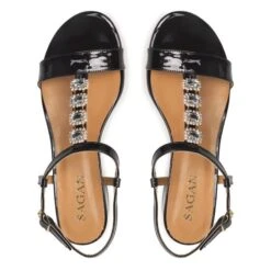 Sandales Sagan 4959 Czarny Lakier 901 11 Sandales Sagan 4959 Czarny Lakier 901 -Chaussure Soldes Boutique sandales sagan 4959 czarny lakier 901 4
