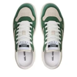 Sneakers Axel Arigato Dice Lo 41005 White/Kale Green -Chaussure Soldes Boutique sneakers axel arigato dice lo 41005 white kale green 3