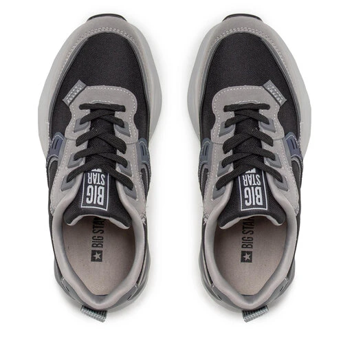 Sneakers Big Star Shoes KK274100 Black/Dk.Grey 7 Sneakers Big Star Shoes KK274100 Black/Dk.Grey – Image 5