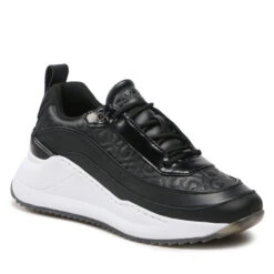 Sneakers Calvin Klein Chunky Internal Wedge Mono Mix Seasonal Black Mono 0GK