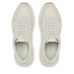 Sneakers Calvin Klein Jeans Chunky Runner Vintage Tongue YM0YM00633 Ancient White/Eggshell -Chaussure Soldes Boutique sneakers calvin klein jeans chunky runner vintage tongue ym0ym00633 ancient white eggshell 4