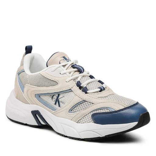 Sneakers Calvin Klein Jeans Retro Tennis Su-Mesh YM0YM00589 Eggshell/Dark Denim/Iceland Blue 0F8 3 Sneakers Calvin Klein Jeans Retro Tennis Su-Mesh YM0YM00589 Eggshell/Dark Denim/Iceland Blue 0F8