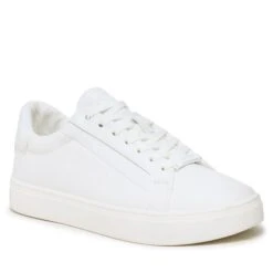 Sneakers Calvin Klein Logo Cupsole Lace Up HW0HW01353 Bright White YBR