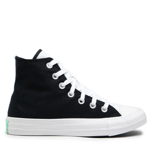 Sneakers Converse Ctas Hi A00863C Black/White/Prism Green 4 Sneakers Converse Ctas Hi A00863C Black/White/Prism Green – Image 2