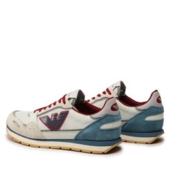 Sneakers Emporio Armani X4X537 XN730 S433 Van/Sil/Red/Sil/Lt.B 9 Sneakers Emporio Armani X4X537 XN730 S433 Van/Sil/Red/Sil/Lt.B -Chaussure Soldes Boutique sneakers emporio armani x4x537 xn730 s433 van sil red sil lt b 2