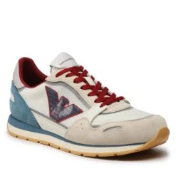 Sneakers Emporio Armani X4X537 XN730 S433 Van/Sil/Red/Sil/Lt.B