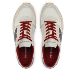 Sneakers Emporio Armani X4X537 XN730 S433 Van/Sil/Red/Sil/Lt.B 11 Sneakers Emporio Armani X4X537 XN730 S433 Van/Sil/Red/Sil/Lt.B -Chaussure Soldes Boutique sneakers emporio armani x4x537 xn730 s433 van sil red sil lt b 4
