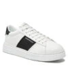 Sneakers Emporio Armani X4X570 XN010 Q908 White/Black/White -Chaussure Soldes Boutique sneakers emporio armani x4x570 xn010 q908 white black white