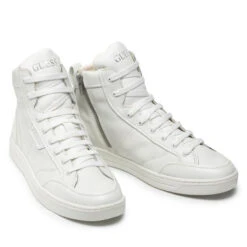 Sneakers Guess Certosa Mid FM5CMI LEA12 WHITE 12 Sneakers Guess Certosa Mid FM5CMI LEA12 WHITE -Chaussure Soldes Boutique sneakers guess certosa mid fm5cmi lea12 white 4