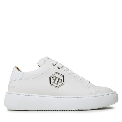 Sneakers PHILIPP PLEIN Hexagon SACS MSC3810 PLE075N White/White 4 Sneakers PHILIPP PLEIN Hexagon SACS MSC3810 PLE075N White/White – Image 2