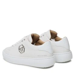 Sneakers PHILIPP PLEIN Hexagon SACS MSC3810 PLE075N White/White 8 Sneakers PHILIPP PLEIN Hexagon SACS MSC3810 PLE075N White/White -Chaussure Soldes Boutique sneakers philipp plein hexagon sacs msc3810 ple075n white white 2