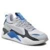 Sneakers Puma Rs-X Geek 391174 01 Puma White/Platinum Gray -Chaussure Soldes Boutique sneakers puma rs x geek 391174 01 puma white platinum gray