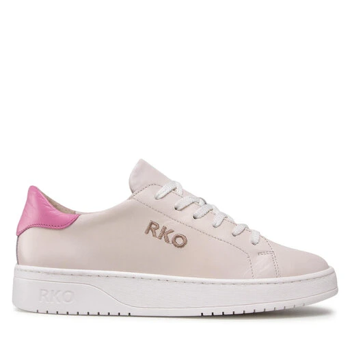 Sneakers Ryłko 0ERM3_CU Kremowy/Różowy 2RX 4 Sneakers Ryłko 0ERM3_CU Kremowy/Różowy 2RX – Image 2