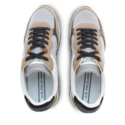 Sneakers U.S. Polo Assn. Xirio XIRIO006 GRY-BEI01 -Chaussure Soldes Boutique sneakers u s polo assn xirio xirio006 gry bei01 3