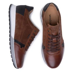 Sneakers Wojas 10021-73 J.Brąz/Czarny -Chaussure Soldes Boutique sneakers wojas 10021 73 j braz czarny 4