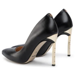 Talons Aiguilles R.Polański 0808 Czarny Lico/Złoty -Chaussure Soldes Boutique talons aiguilles r polanski 0808 czarny lico zloty 2