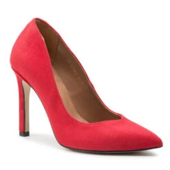 Talons Aiguilles R.Polański 1003 Czerwony Zamsz