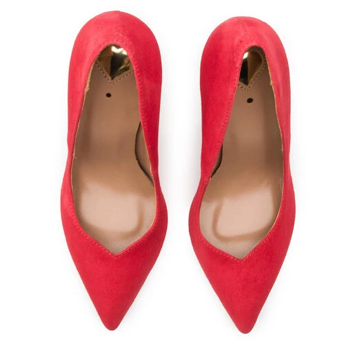 Talons Aiguilles R.Polański 1003 Czerwony Zamsz 7 Talons Aiguilles R.Polański 1003 Czerwony Zamsz – Image 5